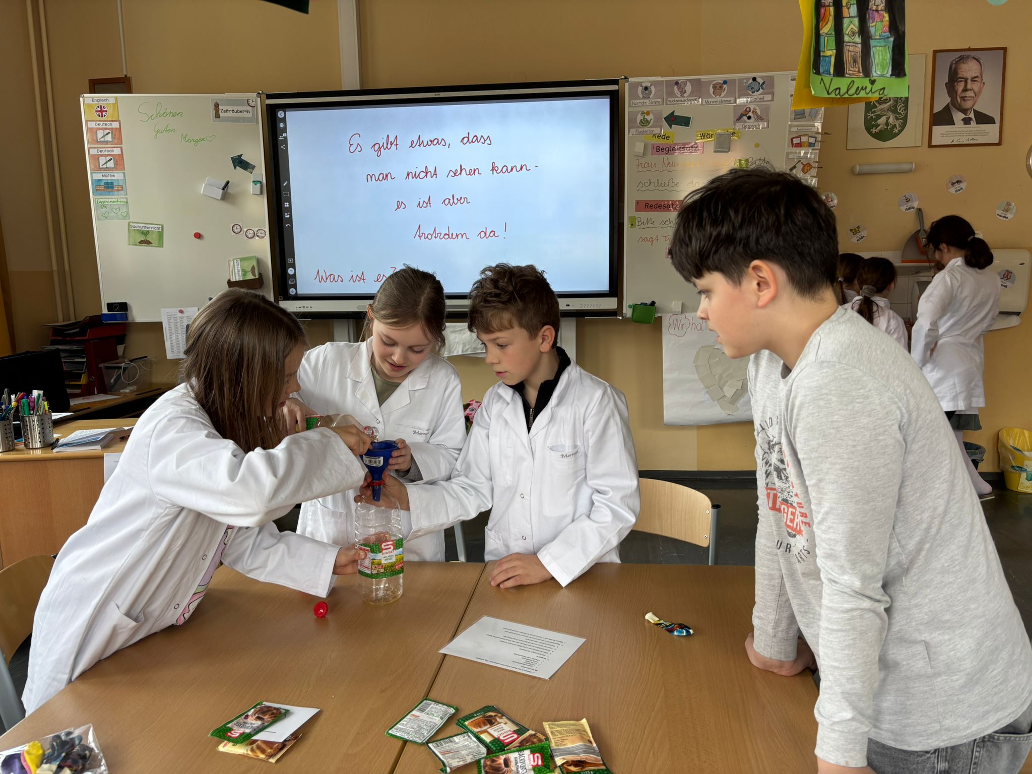 Experimentieren mit Luft und Gasen